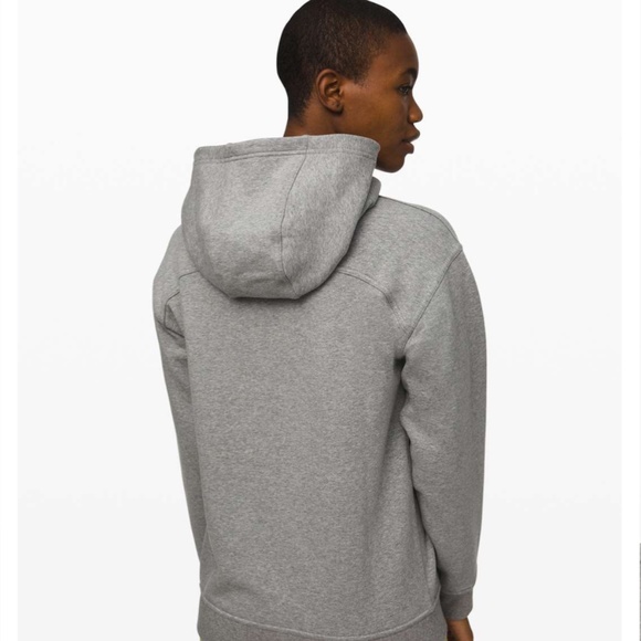 Lululemon All Yours Hoodie in Heathered Core Medium Grey - Picture 3 of 12